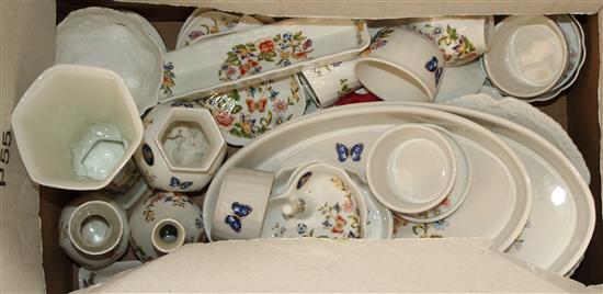 Collection of Aynsley cottage garden porcelain